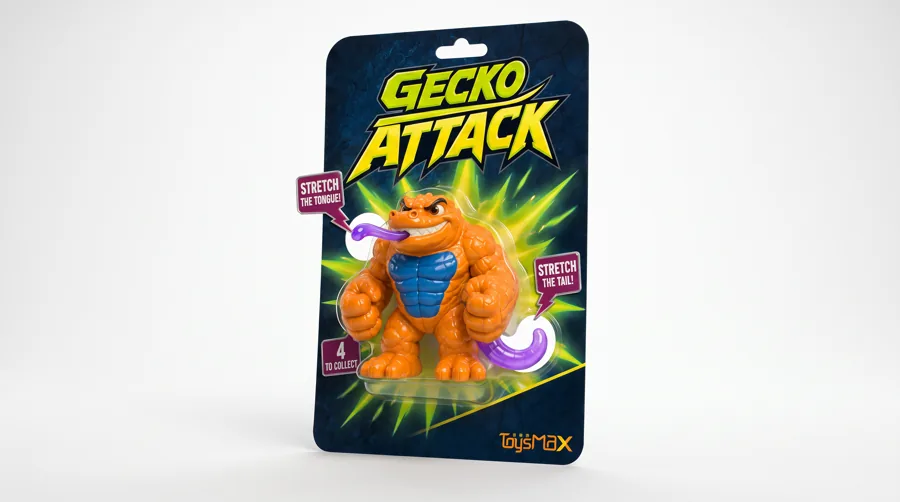 Gecko Attack blister card concept