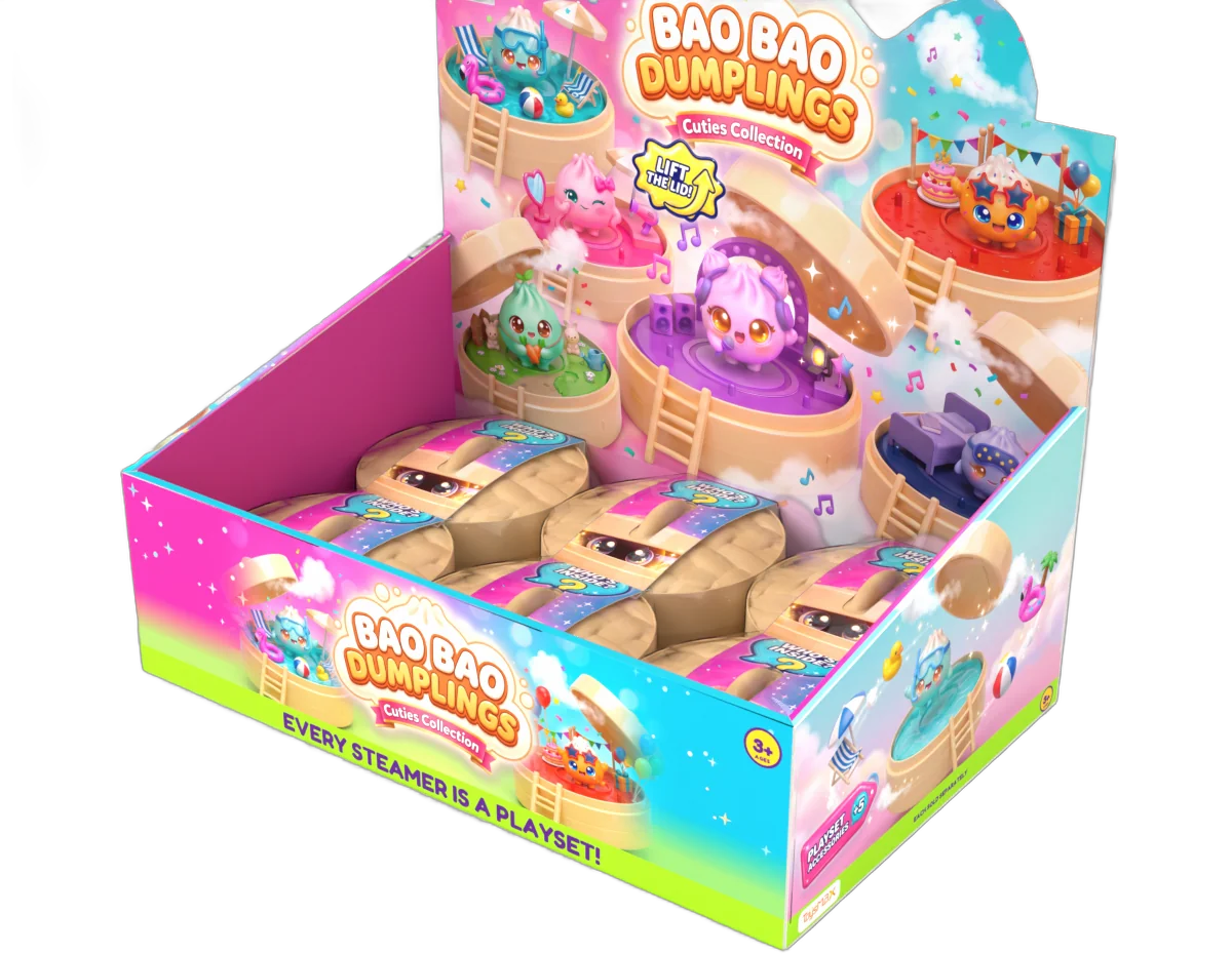 Bao Bao Dumplings counter display, 3D mock-up